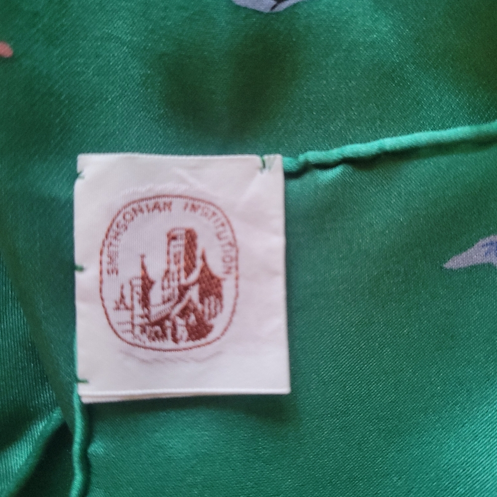 Smithsonian Institute Butterfly 100% Silk Scarf - Picture 6 of 6